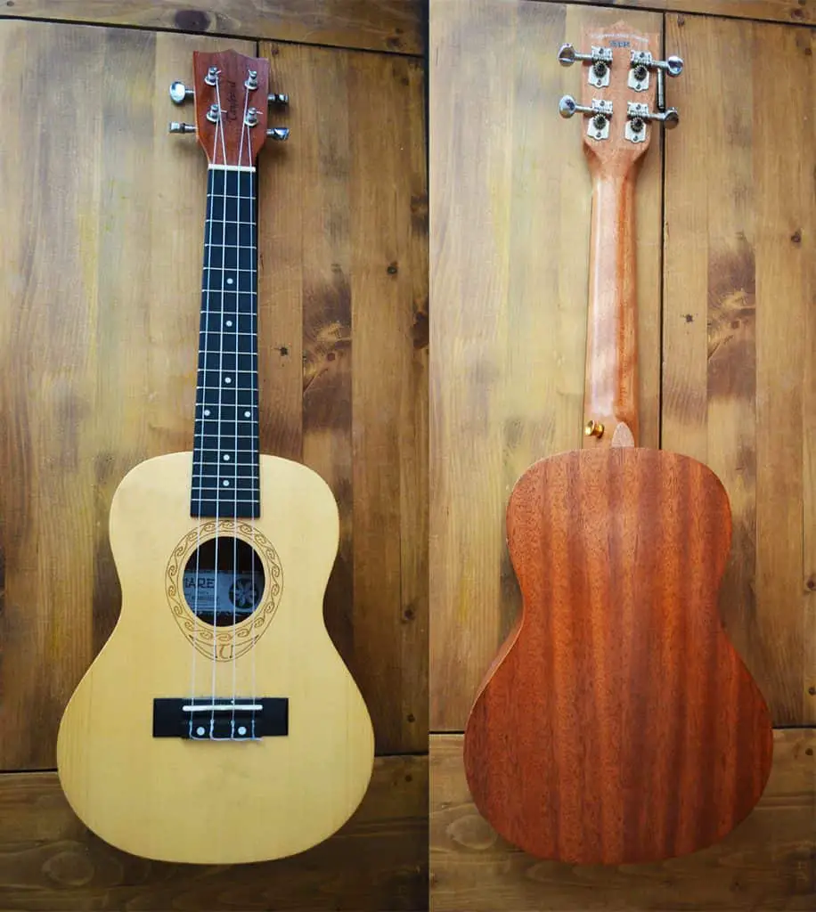 front and back of Tanglewood Tiare TWT4 Concert Ukulele